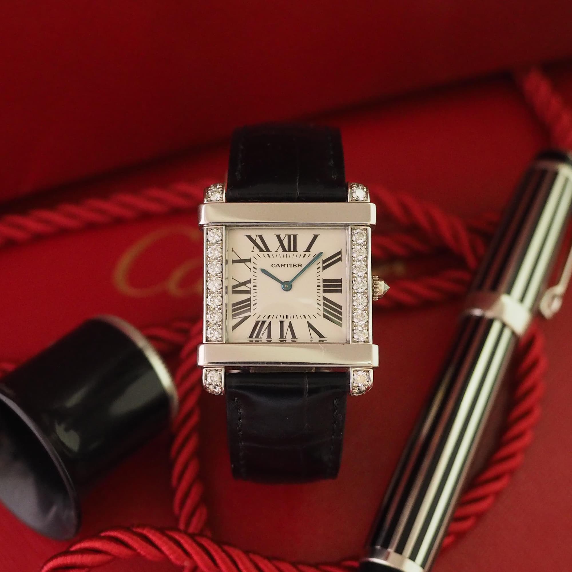Cartier Tank Chinoise Platinum & Diamonds | Watch Out